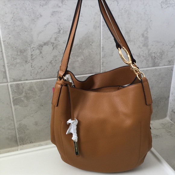 SOLD!  Vince Camuto Jody Hobo Leather - Dark Wheat - Picture 4 of 13